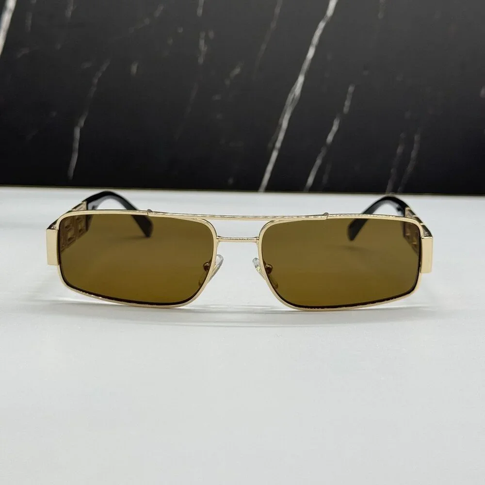 NEW VERSACE VE2257 1002/73 SUNGLASSES MOD 2257 GOLD UNISEX EYEWEAR VE2257 100273